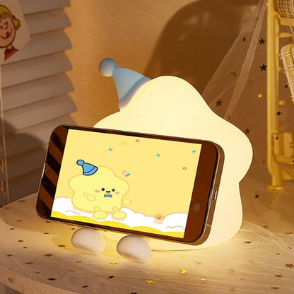LED Star Night Light - Recahargeable Silicone Touch Table Lamp