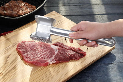 Meat Hammer Stainless Steel Meat Mallet Tenderizer