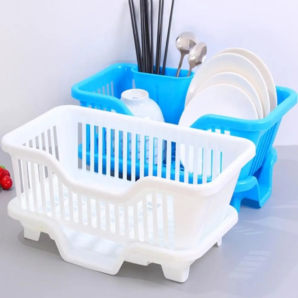 Dish Drainer with Drip Tray for Kitchen Sink Rack