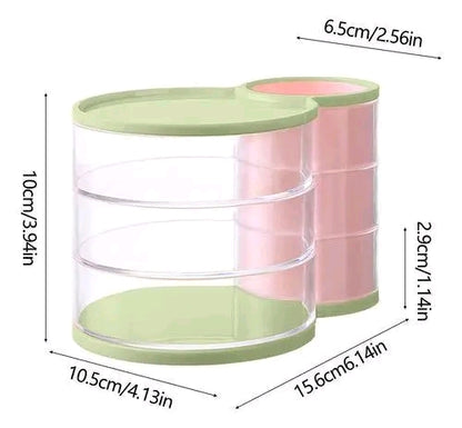 3 Layer Makeup Brush Organizer Holder