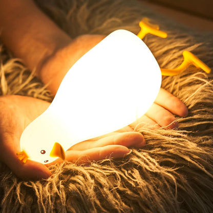 Cute Duck Night Light with Soft Glow