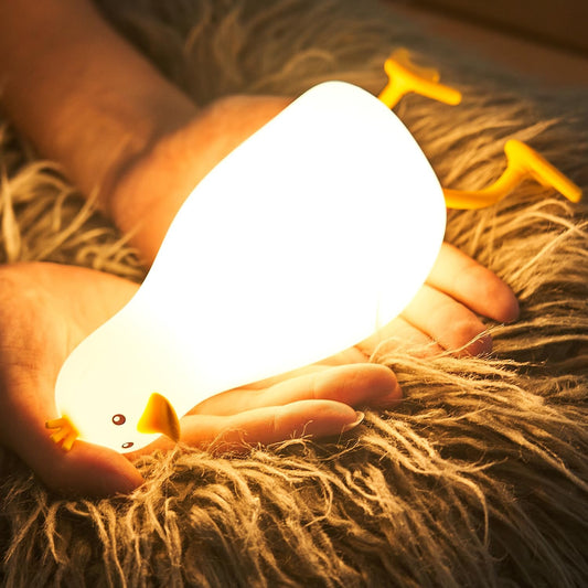 Cute Duck Night Light with Soft Glow
