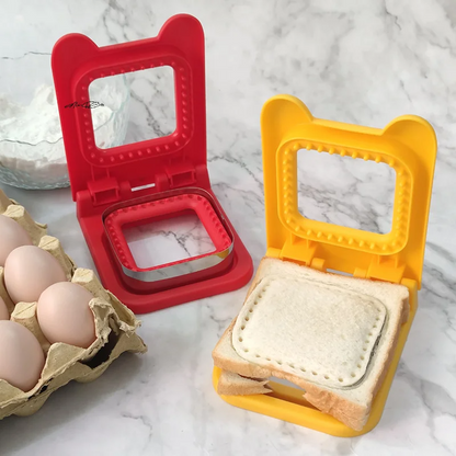 Cute Sandwich Bread Cutter & Sealer – Round & Square Shapes