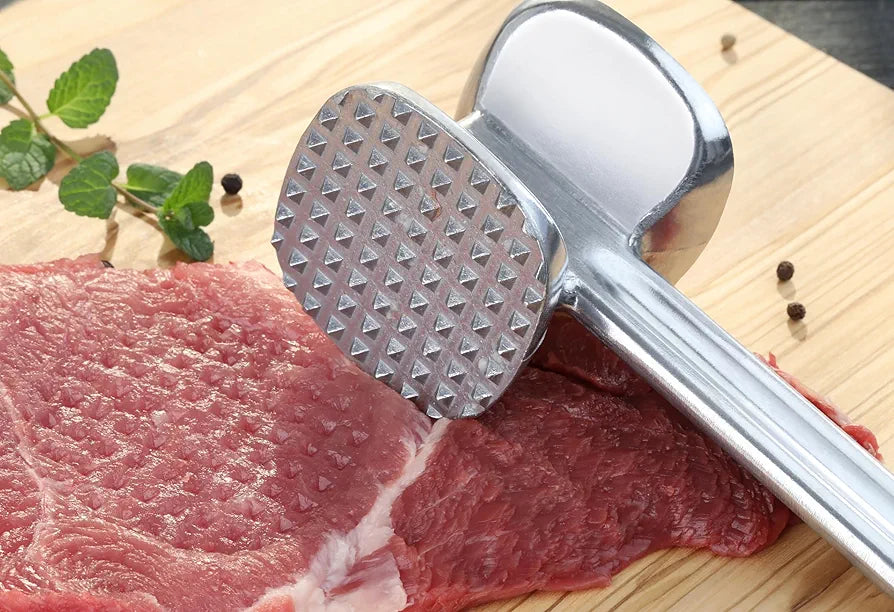 Meat Hammer Stainless Steel Meat Mallet Tenderizer