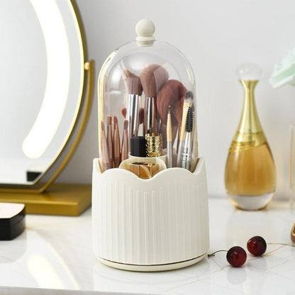 Dustproof Rotating Makeup Brush Holder