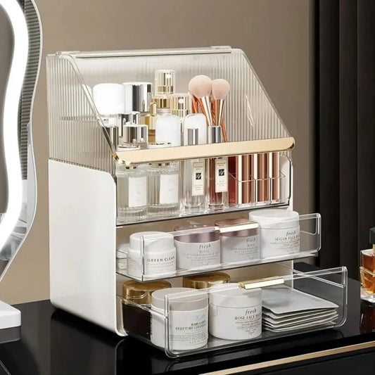 Dustproof Large Capacity Cosmetics Storage Organizer