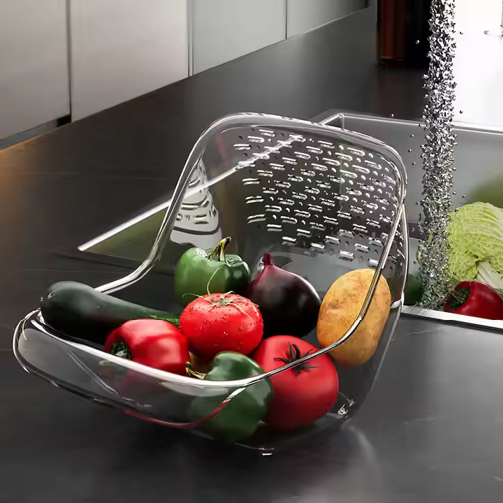 Acrylic Multipurpose Drain Basket