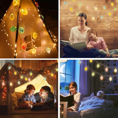 Easter Crackled Egg LED String Lights