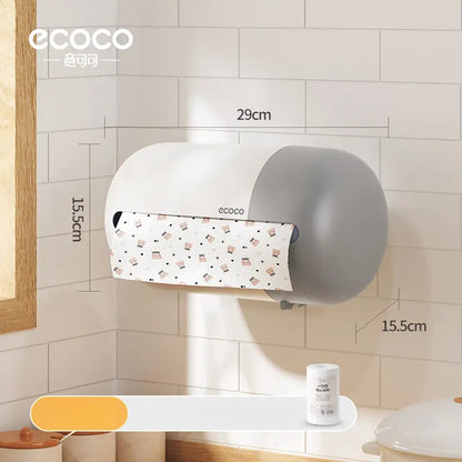 Ecoco Modern Wall-Mounted Tissue & Paper Towel Dispenser