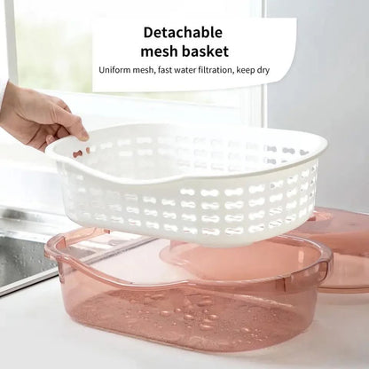 Kitchen Dish Rack With Lid