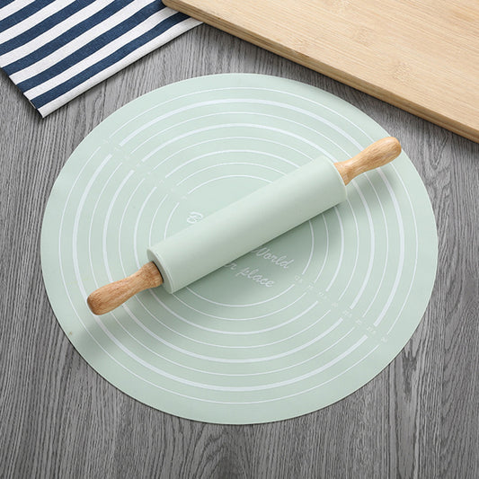 Silicone Dough Mat With Rolling Pin