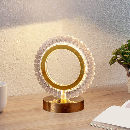 Modern Luxury LED Crystal Table Lamp