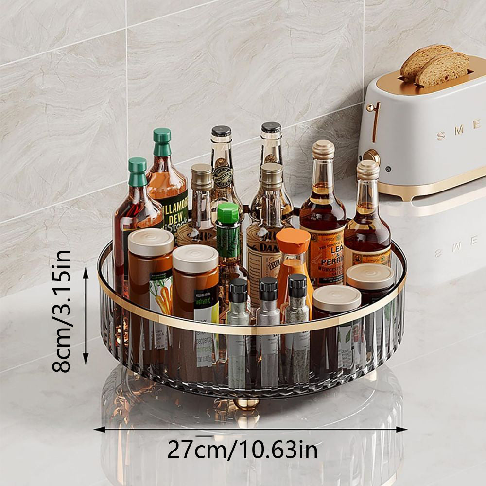 Clear Acrylic Rotating Storage Tray