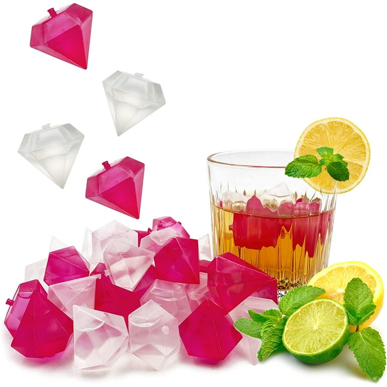 Reusable Diamond Shaped Ice Cube Pack Of 12