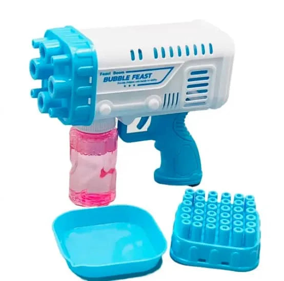 Electric Water Blaster Toy Bazooka Bubble Machine Gun With 36 Holes