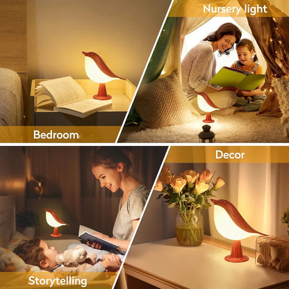 Rechargeable Sparrow Bird Shaped Table Lamp