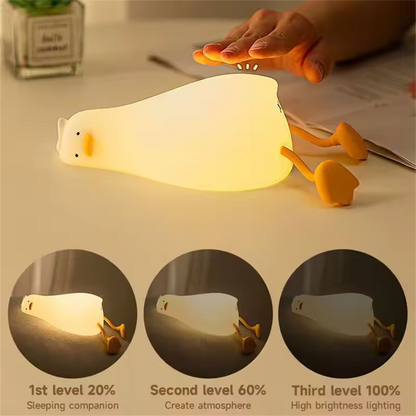 Cute Duck Night Light with Soft Glow