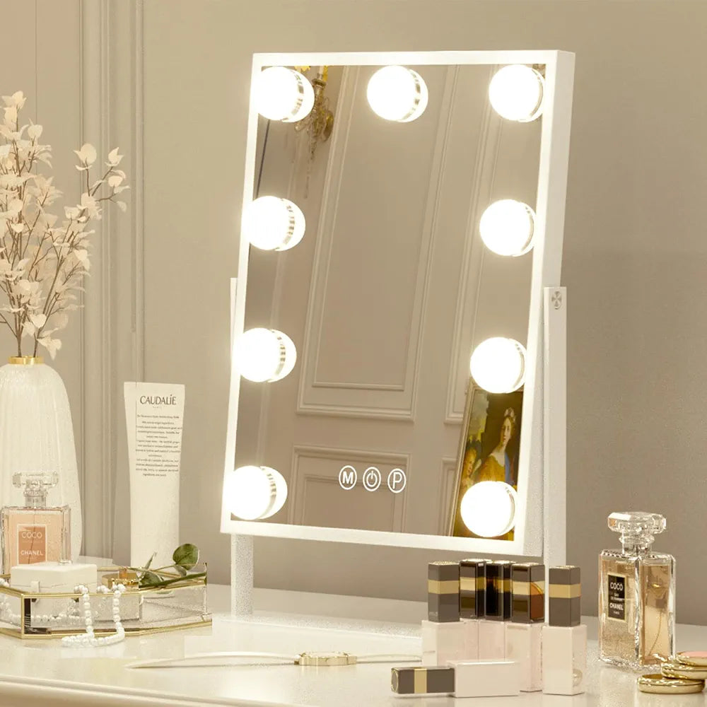 Luxury Vanity Mirror With Bulb (3 Colors Mode)