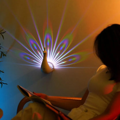 Peacock Star Projector Lamp, Magic Sky Peacock Projector