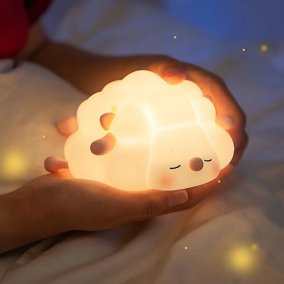 Luxury Sheep LED Night Lamp – Soft Glow Cute Bedside Light for Kids & Home Décor