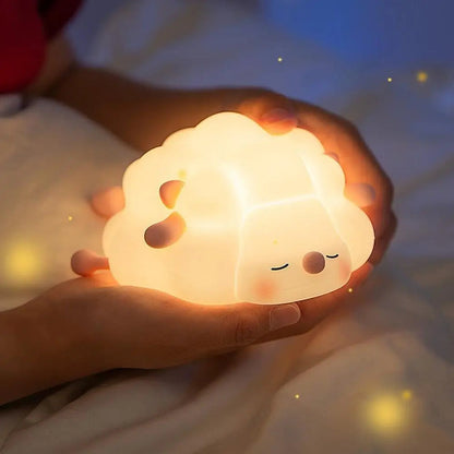 Luxury Sheep LED Night Lamp – Soft Glow Cute Bedside Light for Kids & Home Décor