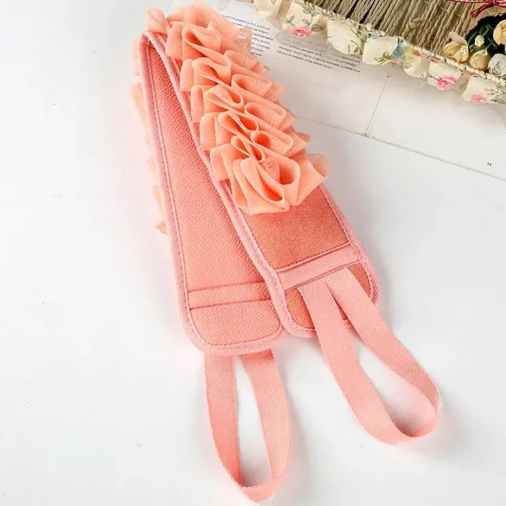 Portable Bath Towel Body Cleaning Dual Sided Bath Belt