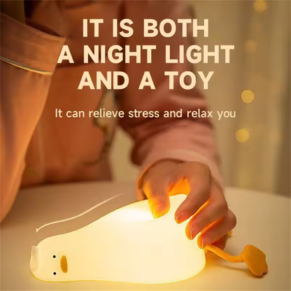 Cute Duck Night Light with Soft Glow