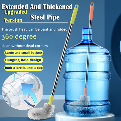 Long Handle Bottle Cleaning Brush With Steel Rod