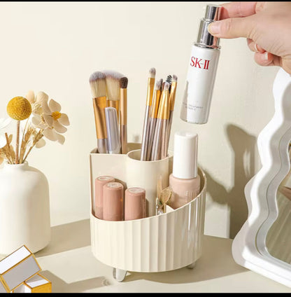 Rotating Makeup Brushes Holder