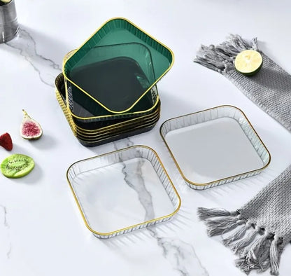 Nordic Mini Snacks Tray Plastic (Pack Of 4)
