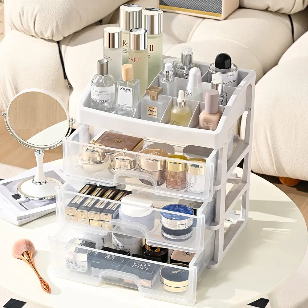 3 Drawer Cosmetics Storage Box