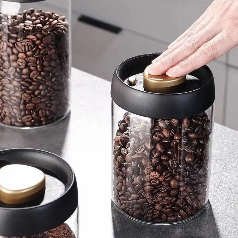 Modern Design Lock Airtight Glass Jars Multipurpose (3 Sizes Available)