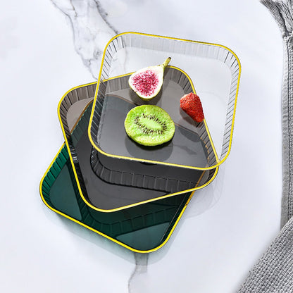 Nordic Mini Snacks Tray Plastic (Pack Of 4)