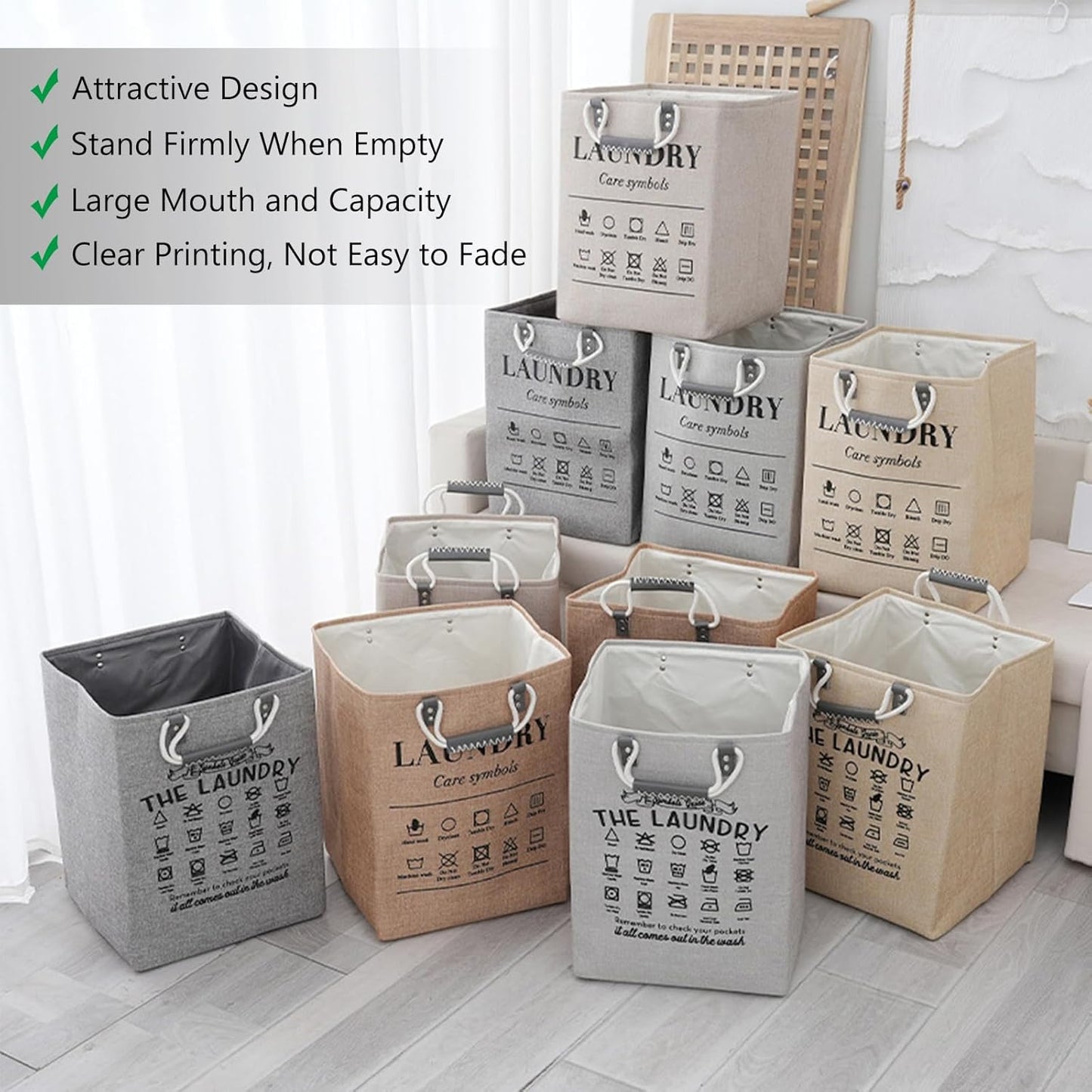 Foldable Laundry Basket Best Fabric Quality