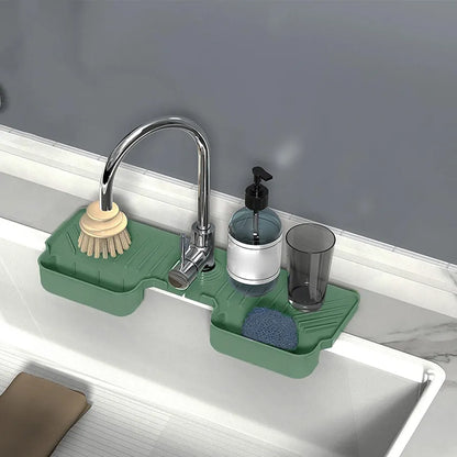 Silicone Sink Matt With Sponge Holder Premium Quality