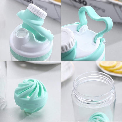 Portable Mixing Shaker Bottle