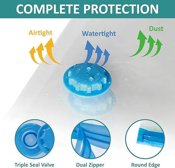 Vacuum Bag 4pcs With Hand Pump