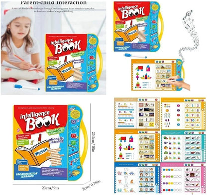 Kids Intelligence English Letters & Words Learning Sound Book - Fun Educational Toys
