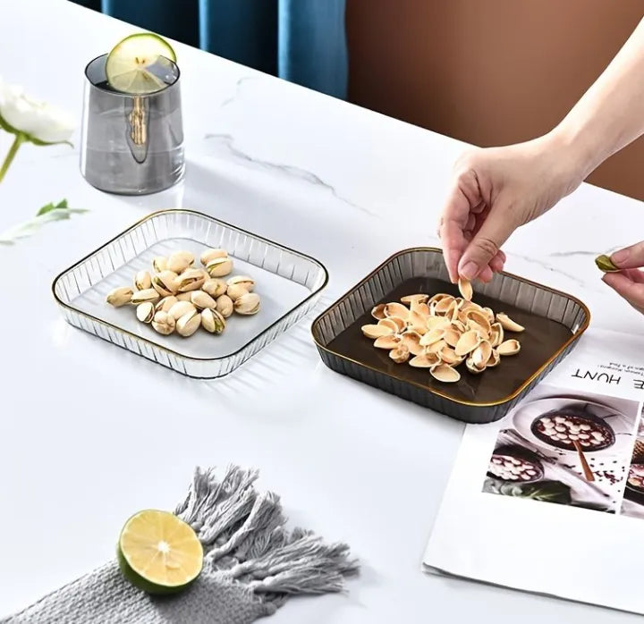 Nordic Mini Snacks Tray Plastic (Pack Of 4)