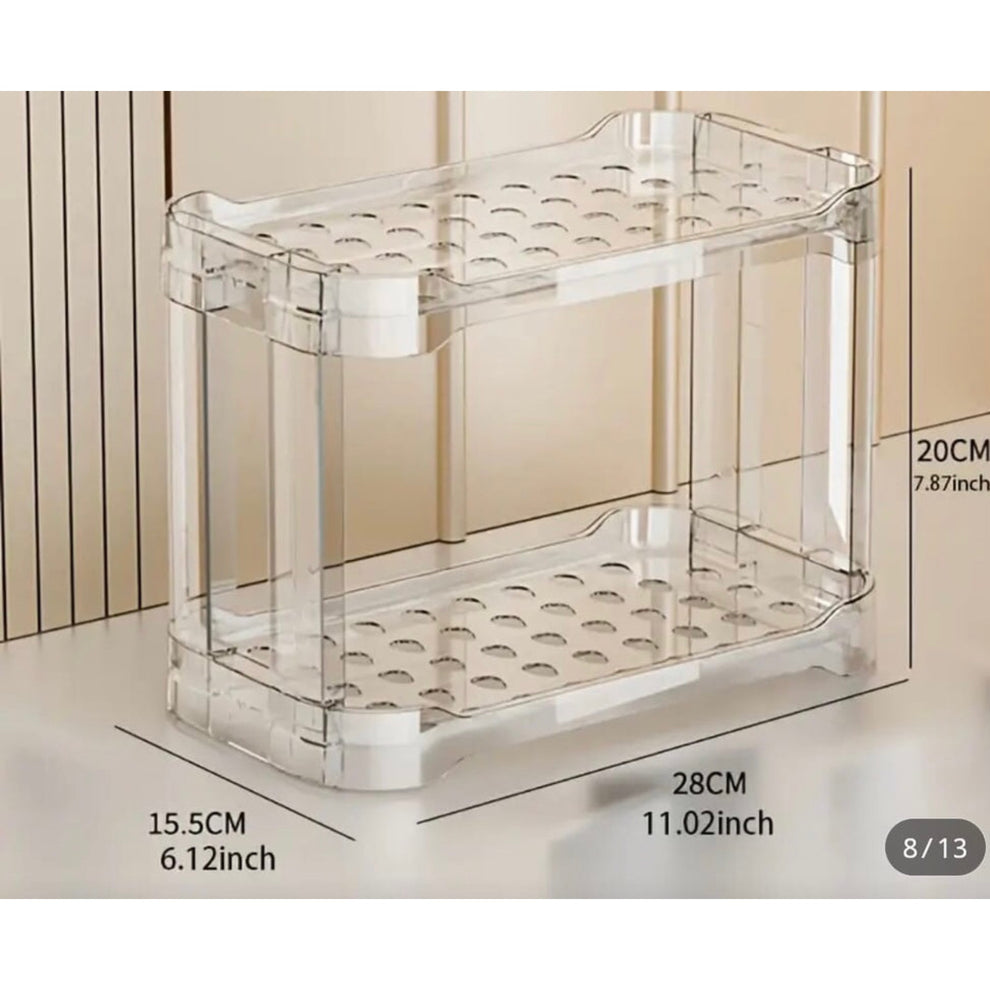 Multi-Layer Acrylic Cosmetics Storage Organizer