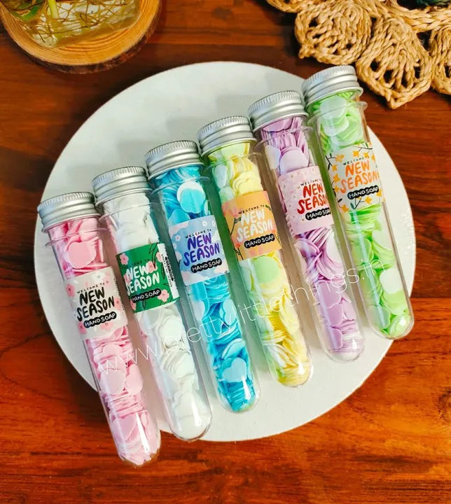 Travel Disposable Paper Soap Flakes for Hand Wash