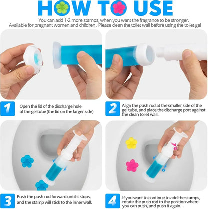 Toilet Fragrance Cleaner Gel Deodorant Air Freshner
