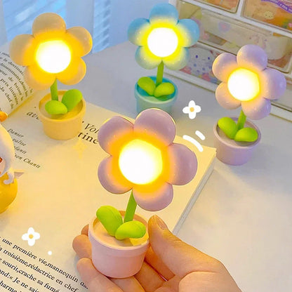 Mini LED Flowers Decorative Night Light