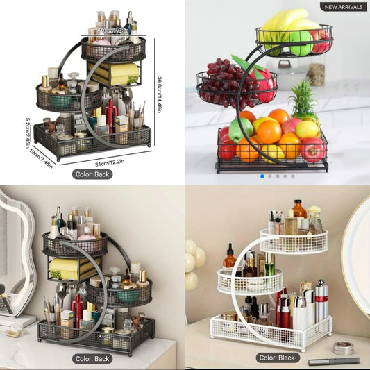 Multifunctional Storage Basket Iron Material