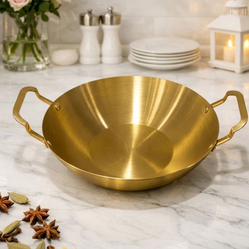 Premium Quality Stainless Steel Golden Cooking Pot