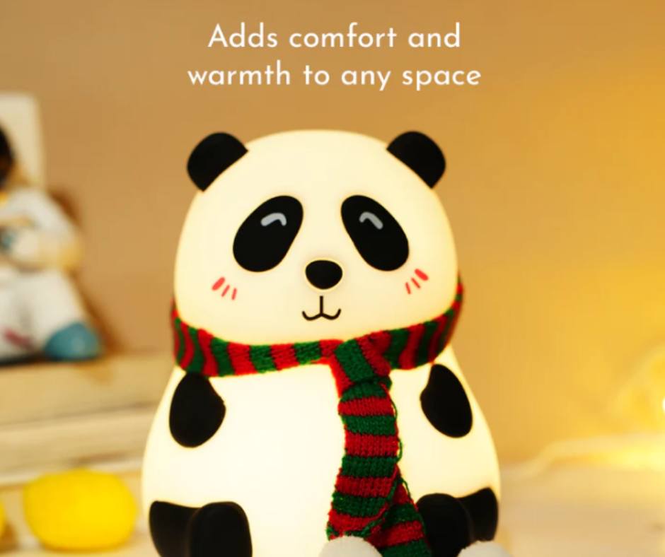 Cute Silicone Panda Lamp Night Light