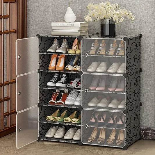 12 Layer Attachable Expandable Shoes Rack