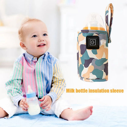 USB Baby Bottle Warmer – Insulated Milk Heating Bag For Stroller & Travel