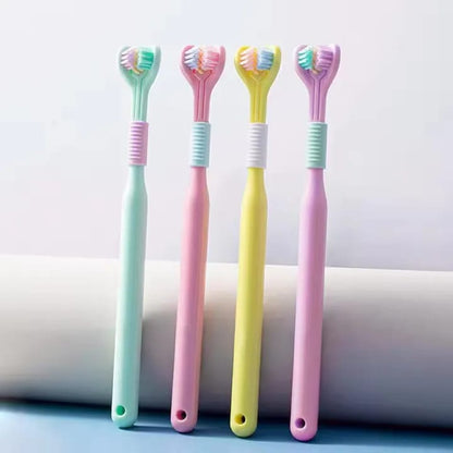 3 Sided Toothbrush Safety Toothbrush