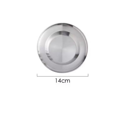 Luxury Gold Stainless Steel Serving Plat